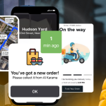 Delivery rider and the different features of Sapaad Dash.