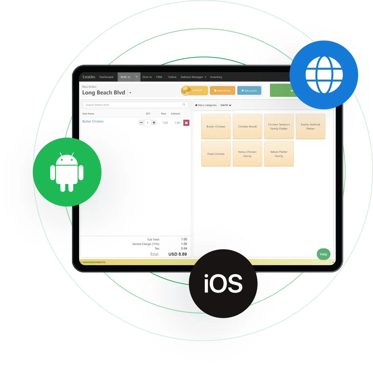 Runs on Web, Android & iOS Demo